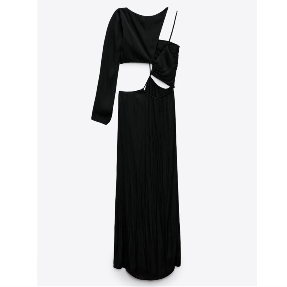 NWT Zara Cut Out Midi Dress - Picture 4 of 12